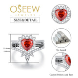 Oseew 2027 Senior Graduation Gift Ring for Women High School (White Gold)