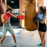 Ftabernam Boxing Gloves, 2 Pair Boxing Gloves for Beginners and Children, Training & Sparring Kick Boxing Glove Training Glove Set Punching Bag Mitts, Black+Red Ftabernam