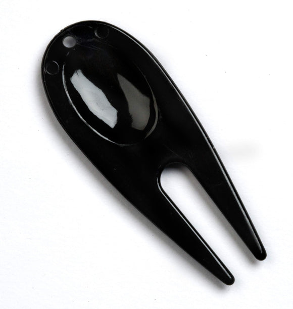 Golf Tees Etc Plastic Divot Repair Tool x 50 (Black)