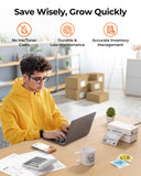 Bluetooth Thermal Label Printer, 130B Wireless 4x6 Shipping Label Printer MUNBYN