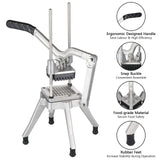 ROVSUN Commercial Vegetable Chopper French Fry Cutter Potato Slicer Fruit Chopper, Super Value Set of Suction Feet, 1/2'', 3/8'', 1/4'', 8-Wedge Blades and Pusher Blocks for Restaurant, Home & Kitchen