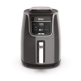 Ninja XL Air Fryer | 5.5 QT Capacity fits 3lbs of Wings | 5-in-1 Air Fry, Roast, Bake, Reheat & Dehydrate | 400°F Max Temp | 1750 Watts | With Dishwasher Safe Parts & Recipe Guide | Grey | AF150AMZ