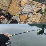 KingKatch Fishing Line Winder Spooler, Portable Reel Spooling Station with Unwinding Function, No Line Twist, Heavy-Duty Reinforced Nylon, Fits Spinning Baitcasting Spincast Reels, Black