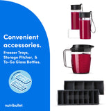 NutriBullet Juicer Pro Centrifugal Juicer Machine for Fruit, Vegetables, and Food Prep, 27 Ounces/1.5 Liters, 1000 Watts, Silver, NBJ50200