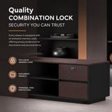 HHEvergreenEnsemble Executive Desk with Thickened Desktop (86.61IN)