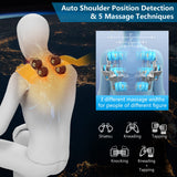 Giantex Full Body Massage Chair, SL Track Massage Recliner Zero Gravity W/Negative Ion Generator, Auto Shoulder Detector, Airbags, Back Heater, Shiatsu Sofa, Free Indoor Delivery