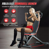 2026 Adjustable Weight Bench - 1000LBS Foldable Bench Press Workout Bench for Home Gym, Roman Chair & Incline Decline Flat Sit Up, Heavy Duty Full Body Dumbbell Fitness Bench
