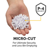 Fellowes Mfg Co. 5015401 Powershred LX220 20 Manual Sheet Capacity Micro-Cut Shredder - Black