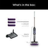 Shark Steam Pickup 3-in-1 Steam Mop Picks Up Debris, Deep Scrubs, & Steam Sanitizes - All At Once, Lightweight Steam Cleaner for Home, Steam Cleaner for Hardwood, Tile & Laminate, White, SD205CCO (Renewed)