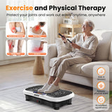 AXV Vibration Plate Fitness Platform Exercise Machine Vibrating Shaking Full Body Shaker Workout Vibrate Stand Shake Board Sport for Weight Loss Fat Burner for Gym Home Office