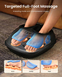 RENPHO Foot Massager with Heat, 3 Air Compression Modes & Levels, Full-Foot Kneading Shiatsu Foot Massage for Plantar Fasciitis & Neuropathy, Birthday Gifts for Women Men Size up to 13
