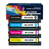 Nestink MC240W Toner Cartridge Compatible with Ricoh M C240FW, P C200W Laser Printers, High Yield 4500 Pages, Includes Chip（BK/C/Y/M, 4-Pack）