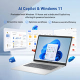 HP 17.3” FHD IPS LED Anti-Glare 300 nits Laptop, AMD Ryzen 5 7430U 6-core CPU, 8GB RAM, 512GB Storage, Webcam w/Shutter, Microsoft Copilot Key, Wi-Fi 6, BT 5.4, Win11H, w/Laptop Cooler, 17-cp3000