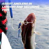 Fishing Gaff Hook Fish Hooked Gig Harpoon Gigging Spear Harpoons Pole with Stainless and Aluminum Hook for Large Fish Yorikyas