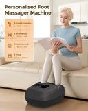 EaseZen Shiatsu Foot Massager with Heat & Remote - 2026 Upgraded Deep Kneading Massage for Plantar Fasciitis, Neuropathy & Tired Feet | Fits Up to Size 14 | Perfect Gifts