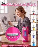 AFMAT PSY1 Electric Pencil Sharpener, Fully Automatic, for 6.5-12mm Pencils