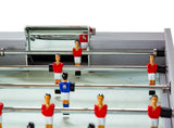René Pierre Outdoor Foosball Table - Tahiti. Designed with Safety Telescoping Rods with Ergonomic Handles and 2 Single Goalies