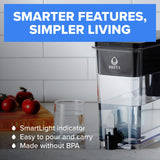 Brita UltraMax Large Water Dispenser With Standard Filter, BPA-Free, Reduces Copper, Cadmium and Mercury Impurities, Lasts 2 Months or 40 Gallons, Includes 1 Filter, Kitchen Accessories, Large 27-Cup