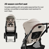 Mompush Ultimate 3 Full Size Stroller, Extendable Seat, Infant to Toddler