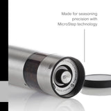 AdHoc Electric Salt & Pepper Grinder - One-Button Operation - Uses SilentDrive for Quiet Operation - Battery Powered - Mill with CeraCut Ceramic Grinders - Regular