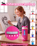 AFMAT PSJ4 Electric Pencil Sharpener, Fully Automatic, for 6.5-12mm Pencils