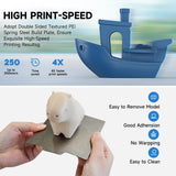 TINA2 Plus 3D Printer with WiFi Cloud, HEPHI3D DIY 3D Printers 250mm/s High Speed, Auto Leveling Mini 3D Printer for Beginners and Kids