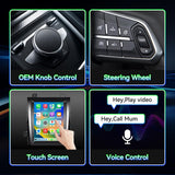 4+64G Android 15 Car Stereo Radio Compatible with Cadillac Escalade/Sailway SLS 2007-2014, 9.7 Inch Touchscreen Support Wireless CarPlay Android Auto, Bluetooth/FM/GPS/WiFi/SWC/Backup Camera