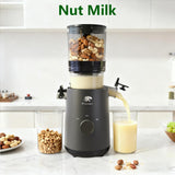 Juicer Machines, Cold Press Juicer with 5.3" Extra Large Feed Chute and Powerful AC Brushless Motor Fit Whole Fruits & Vegetable, High Juice Yield, BPA Free, Extra One Replace Strainer
