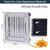 Sopito French Fry Cutter Replacement Blade for V6, 3/8 Inch Fit for Sopito V6 V8 Seriors