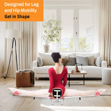 FAHKNS Split Machine, Leg Stretche Improve Flexibility and Quality of Stretching, Equipment Suitable for Ballet, Gymnastics and Other Sports (New Model with Backrest and Phone Holder)
