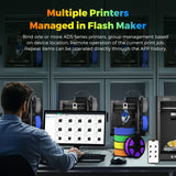 AD5X Multi-Material 3D Printer 4-Color Printing, 600mm/s Speed 1-Click Print with DIY IFS Creations