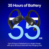 Raycon Everyday Open Ear Earbuds, Dual Mic, 35H, Black