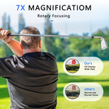 Golf Rangefinder with Slope 1200 Yards Laser Range Finder Golfing with Flag Pole Locking Vibration, 7X Magnification