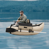 Rosyouth 1-Person Inflatable Kayak, Portable Outdoor Fishing Boat with Adjustable Shoulder Straps, Inflatable Fishing Boat for Lakes and Rivers, 286.6 lbs Weight Capacity Rosyouth