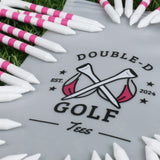 Two Size Options (2 3/4" & 3 1/4"), 10% Profit Donation, Striped Pink and White