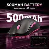 Zero 1 Pro Gaming Mouse,55g Ultralight Wireless Mouse, PAW3311 12K DPI, Tri-Mode