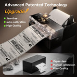 Phomemo AirPrint Touchscreen Thermal Label Printer with Label Holder