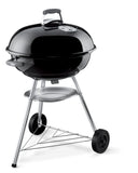 Weber Jumbo Joe Premium Charcoal Grill, 22‑Inch, Black – Portable Outdoor BBQ Grill with Durable Plated Steel Grates, Porcelain‑Enameled Bowl & Precision Airflow Control