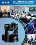 FoMaKo PTZ Camera HDMI, AI Auto-Tracking Gen 3, 20x Optical Zoom