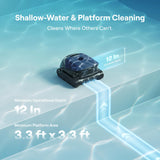 Beatbot Sora 10 Cordless Pool Vacuum Robot for Inground & Above Ground Pools, 6800 GPH Suction, Floor/Wall/Waterline/Shallow Area Cleaning, Waterline Parking, 300 Mins Runtime, Midnight Blue