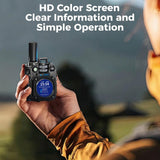 OMIZN M10 4G POC Walkie Talkie with SIM Card Included, Nationwide Push to Talk Radio with AES256 Encryption, AI Noise Reduction, SOS Alert for Business, Security & Warehouse Communication, 4 Pack