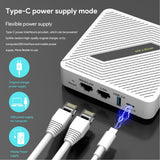 AX1800 MU MIMO Wireless Gigabit Router Portable Travel Router Dual Band 2.4G 5.8G Support VPN NAS Compatible with Gen2 Gen3