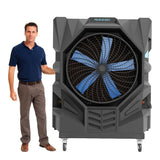 Polar Blades Polar Jet 36" Blade Air Cooler - 17650 CFM Fan Cooler with Variable Speeds, 58 Gal Water Cooler With 7,100 ft² Coverage, Fan for Warehouses, Gyms, Large Industrial Spaces & More