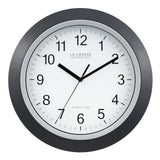 La Crosse Technology WT-3129B 12 Inch Atomic Analog Wall Clock, Pack of 1, Black