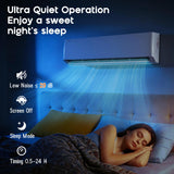 Albott Mini Split Air Conditioner and Heater, 36,000 BTU, SEER2 18, 208-230V Inverter Energy-Efficient AC with Self-Cleaning, Remote and APP Control, Easy Installation, Cools up to 2500 Sq.Ft.