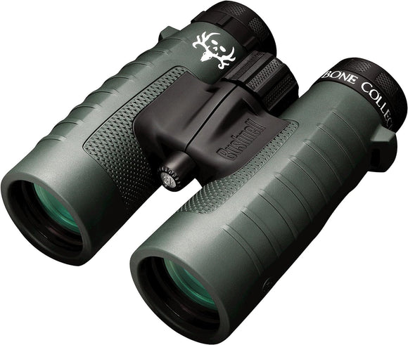 Bushnell Binocular Bundle: Trophy XLT 10x42 Binoculars (Bone Collector Edition) + Deluxe Binocular Harness Bushnell