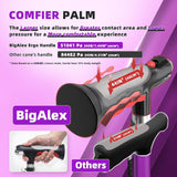 BigAlex Folding Walking Cane with Two Led Lights for Elderly Solid Base Adjustable Walking Stick with Carrying Bag for Men Women