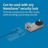 Kensington NanoSaver™ Combination Laptop Lock (Resettable), Computer Security Locking Cable (K60603WW) & Lock Designed for Mac Studio Locking Adapter Mac Studio Mount (K65101WW)