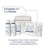 Obagi Medical Nu-Derm Fx System Normal to Oily Bundle - Includes: Foaming Gel, Toner, Clear, Exfoderm Forte, Blend. Hydrate and Sun Shield.