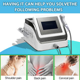 KONGQIAA Pneumatic Massage Gun - 0.5-8 Bar Adjustable Pressure for Deep Tissue & Muscle Relaxation - Shockwave Massager with 5 Interchangeable Heads for Back, Shoulder, Leg Stiffness - Home Use Gray